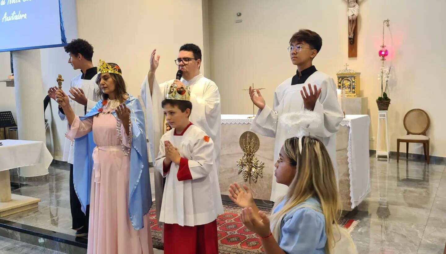 Festa em comemoração a Nossa Senhora Auxiliadora.