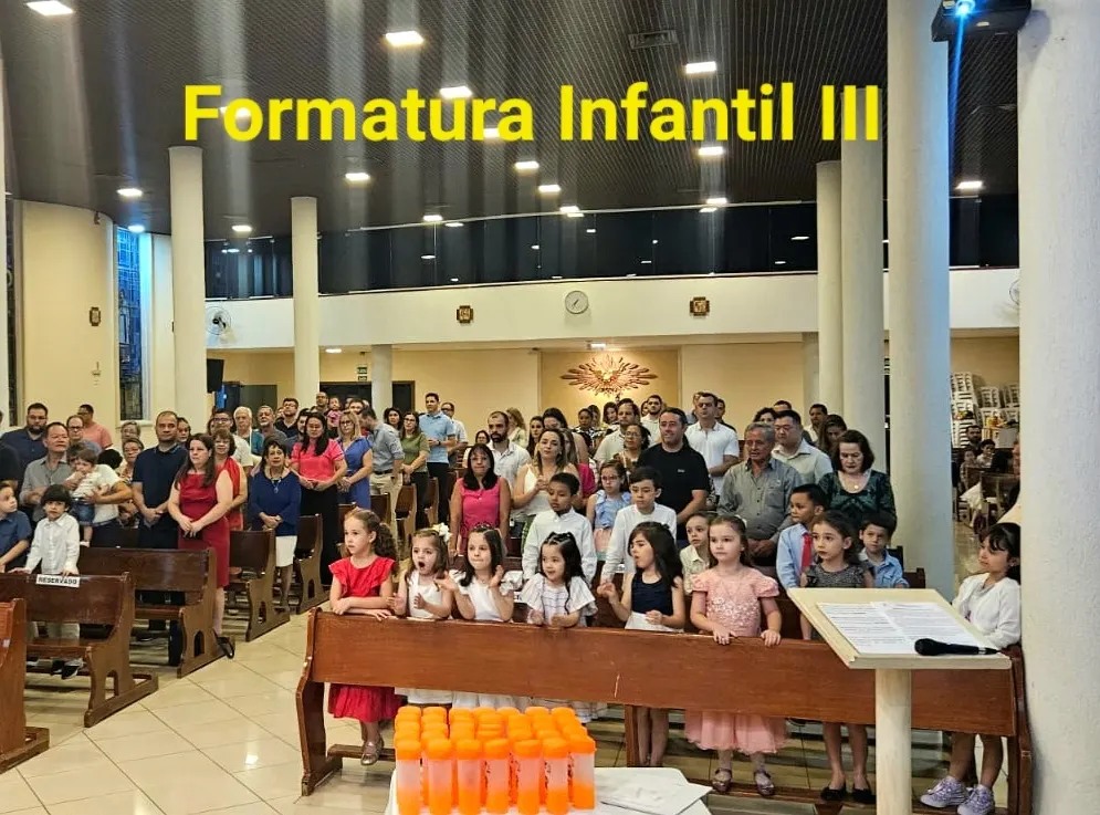 O Infantil III também teve a sua noite especial de formatura