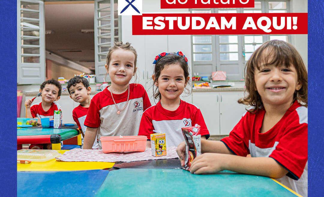 No Salesiano Dom Bosco acreditamos que os protagonistas do futuro estão em nossas salas de aula, desde a Educação Infantil até o Ensino Médio. Preparamos líderes para moldar o amanhã!