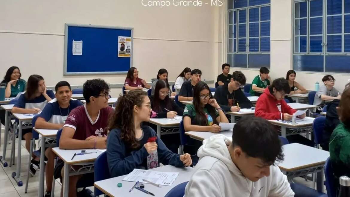 Sabadão de simulado para os alunos do 9° ano e Ensino Médio.