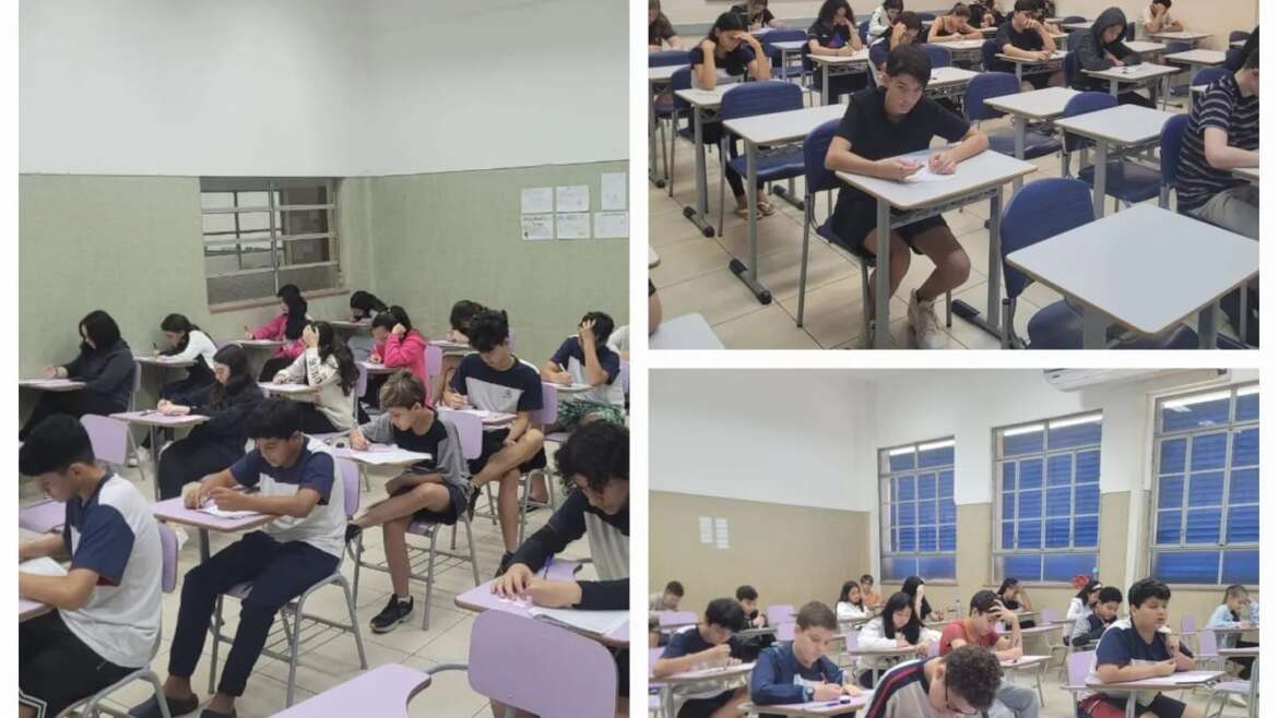 Mais um sábado de muitos estudos para os nossos alunos do 6° ano ao Ensino Médio.