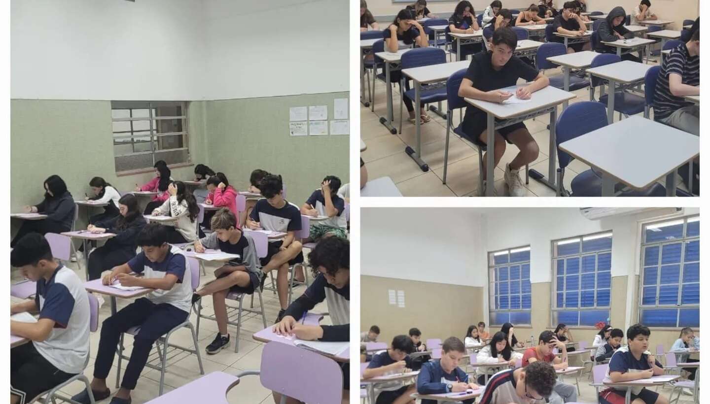 Mais um sábado de muitos estudos para os nossos alunos do 6° ano ao Ensino Médio.