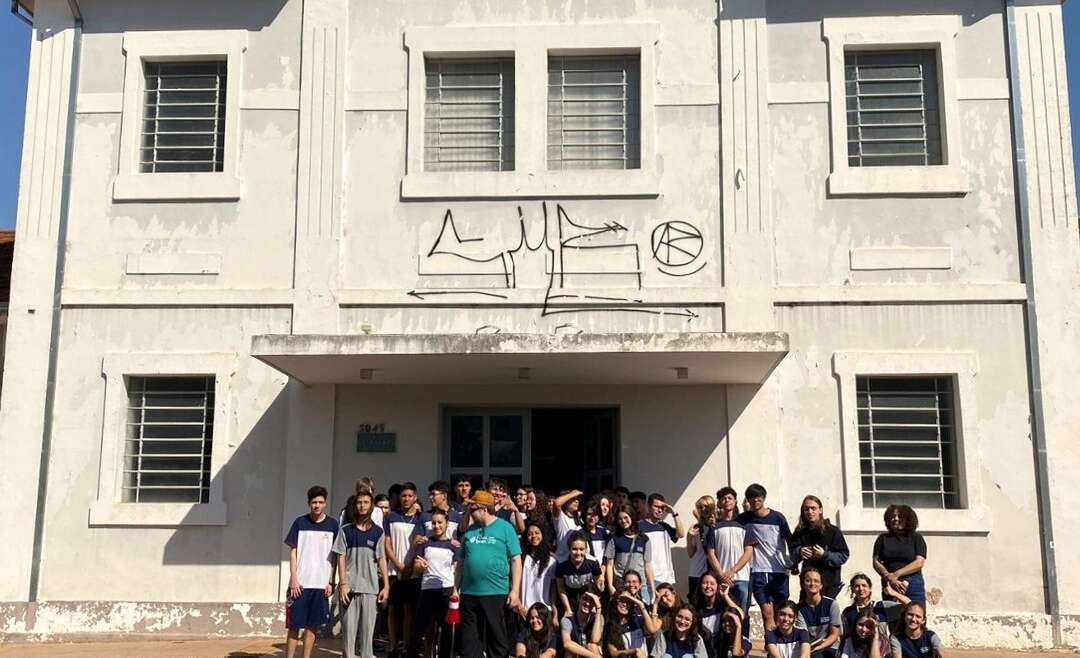 Visita dos alunos do Colégio Salesiano Dom Bosco à Orla Ferroviária