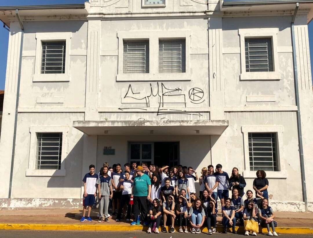 Visita dos alunos do Colégio Salesiano Dom Bosco à Orla Ferroviária