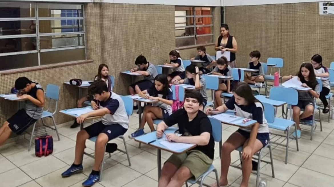 Último simulado do ano para a galerinha do Ensino Fundamental I.