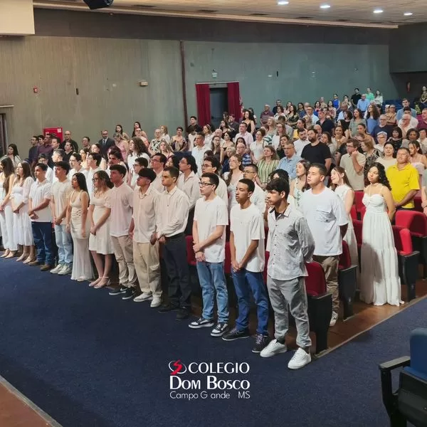 A Missa de Formatura do Terceirão foi um momento de Ação Graças pelos anos passados no Colégio Salesiano Dom Bosco