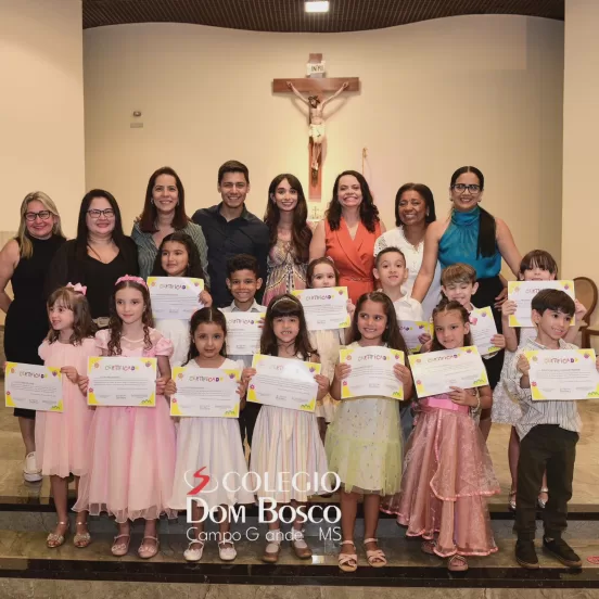 A Missa de Formatura do Infantil,Eles estão prontos para o Ensino Fundamental.