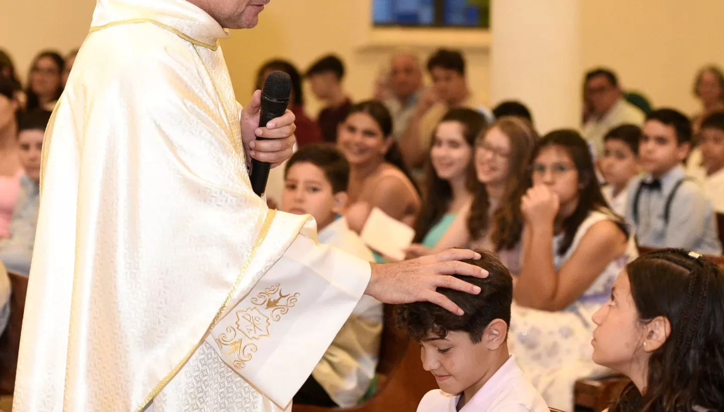 A Missa de Formatura Ensino Fundamenal II.